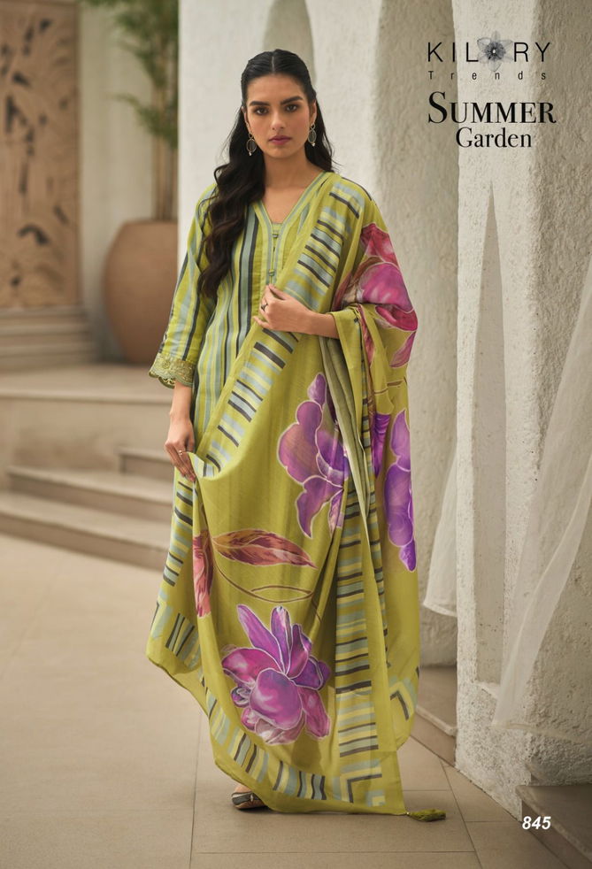 Summer Garden By Kilory Jam Cotton Dress Material Wholesale Market In Surat